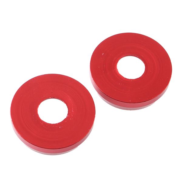 Podkładki śruby amortyzatora tył M8 alu cnc czerwone Simson DPR Performance