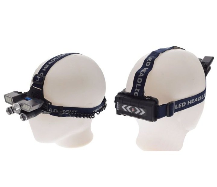 Latarka Czołowa LED Kemping Rower Warsztat Namiot