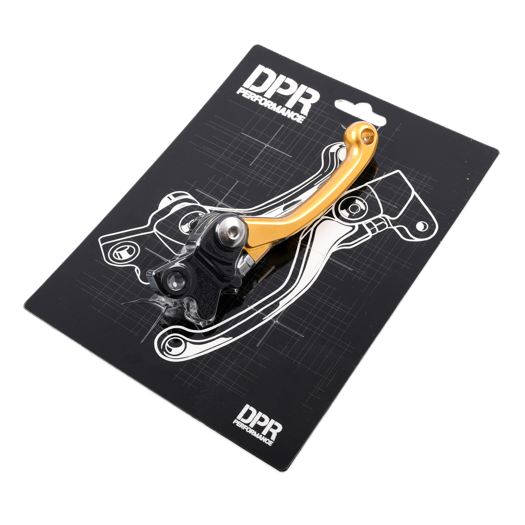 Dźwignia hamulca tarczowego złota aluminiowa Simson DPR Performance