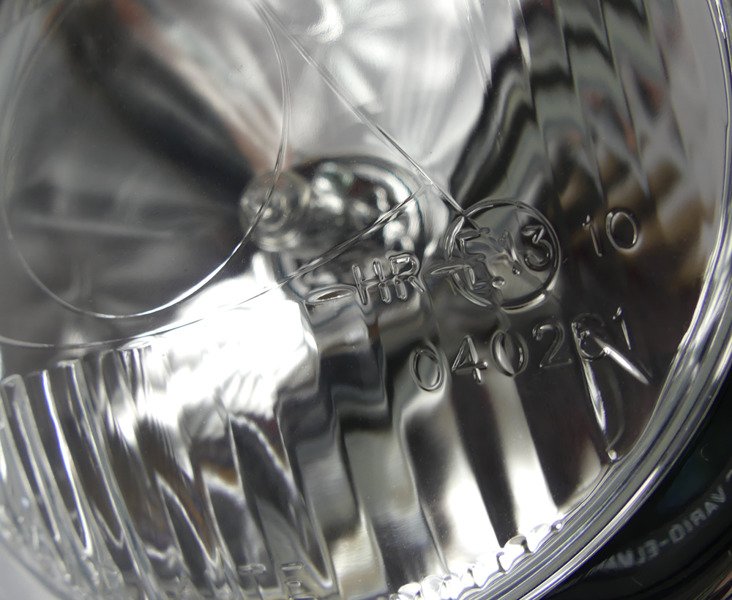 Lampa dodatkowa chopper h3 60/55w chrom homologacj