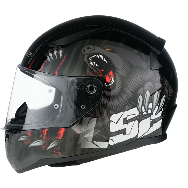 Kask integralny LS2 FF353 RAPID II CLAW BLACK homologacja ECE 22.06