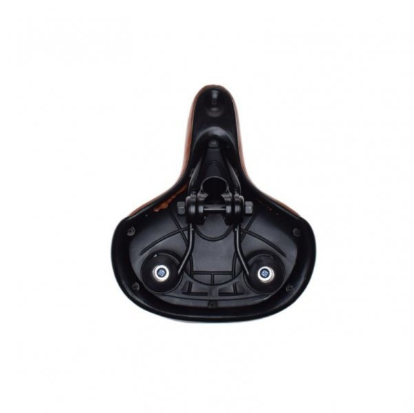 Siodełko siedzisko rowerowe brązowe elastomer