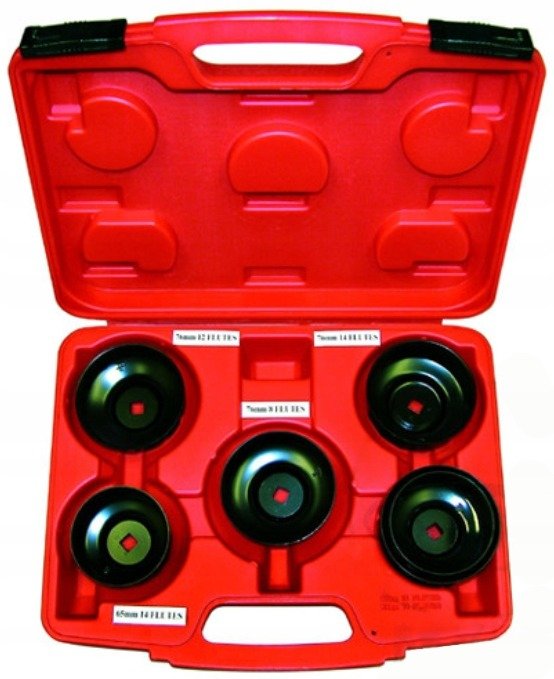 Klucze do filtrów oleju jmp 6 szt 3/8 cala walizka