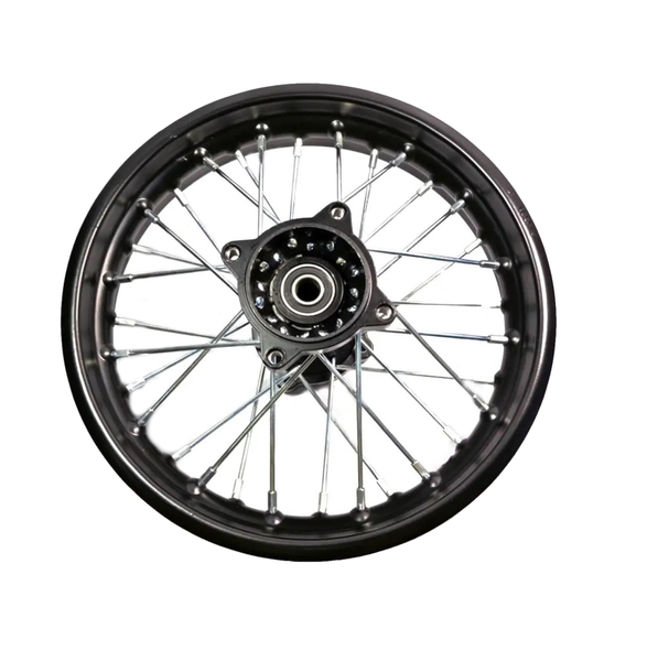 Felga tył 1.85x12 cali stalowa pitbike MRF 120 140 RC HQ Kayo