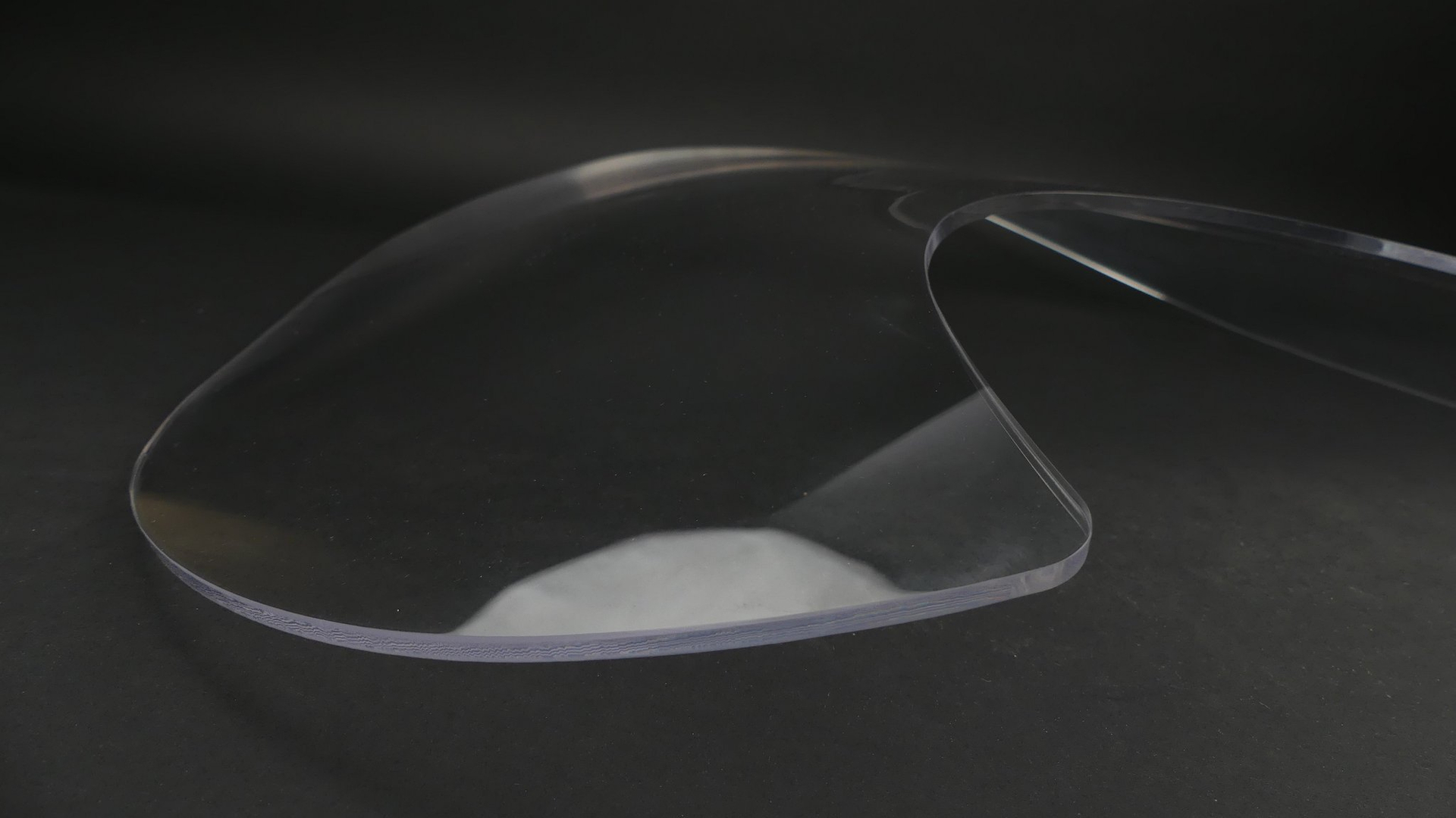 Szyba Motocyklowa Duża Chopper 650x570mm Gruba