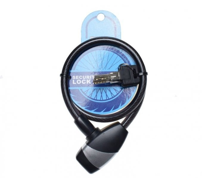 Zabezpieczenie rowerowe pętla 10x650 czarne