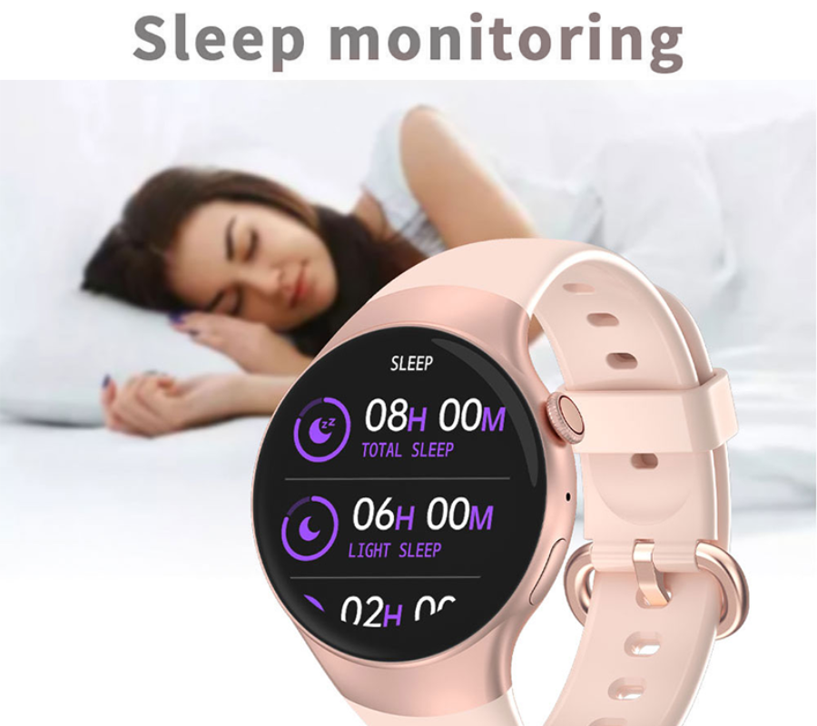 Smartwatch zegarek Rubicon damski różowy Bluetooth