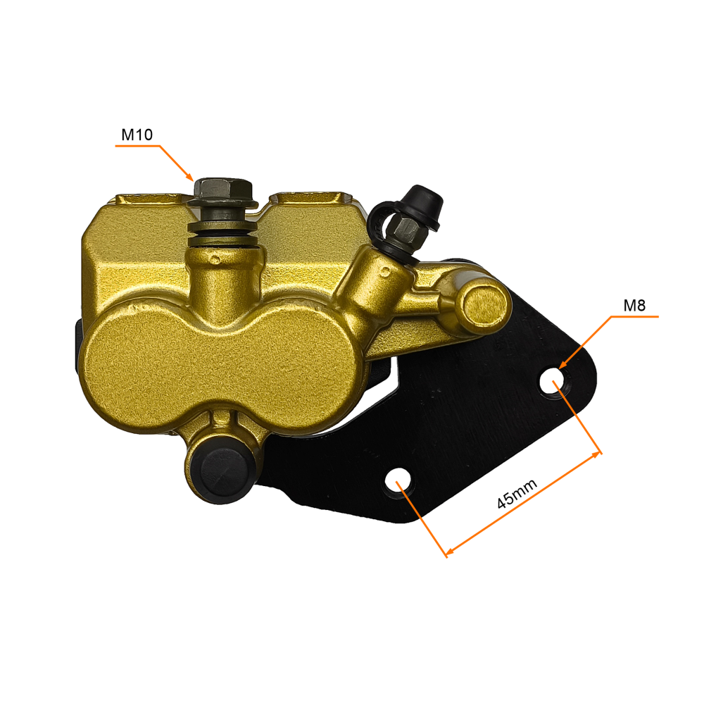 Zacisk hamulca tył 2-tłoczkowy cross pitbike dirtbike MRF 110 125