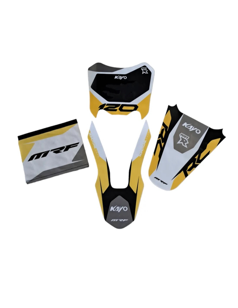 Okleina komplet naklejek pitbike MRF 120 RC 2023