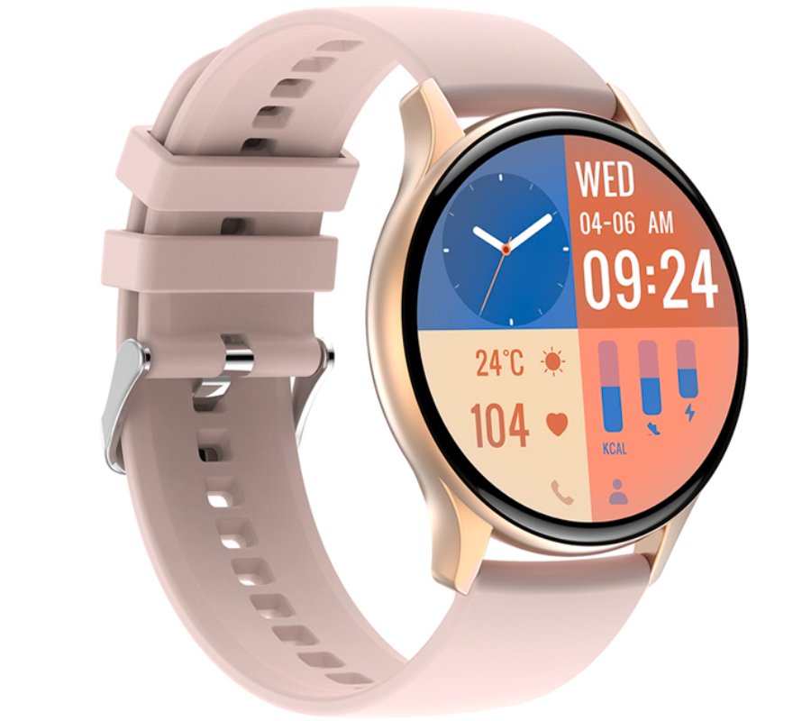 Smartwatch zegarek Rubicon damski RNCF11 różowy Bluetooth tryby sportowe 2023