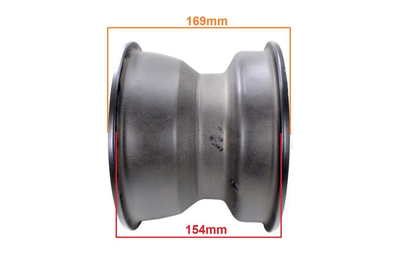 Felga koła tył 8 cali śruby czarna quad atv