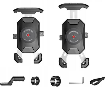 Uchwyt motocyklowy na kierownicę lusterko telefon