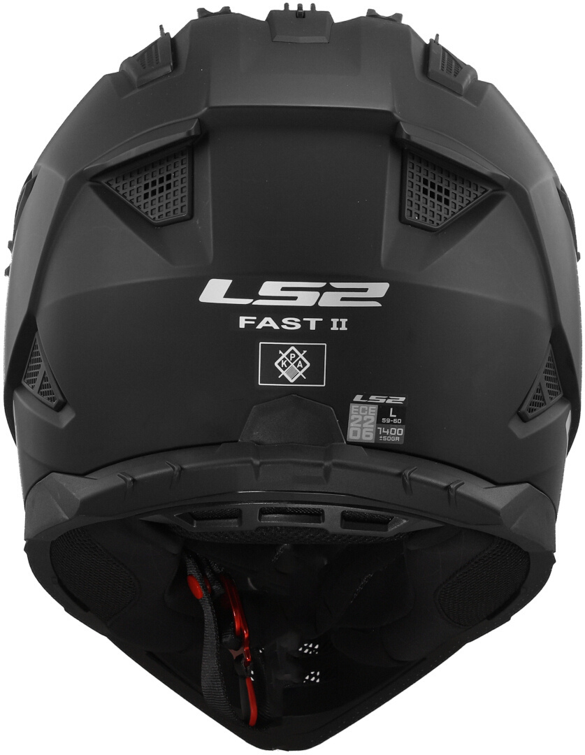 Kask crossowy LS2 MX708 Fast II Matt Black homologacja ECE 22.06