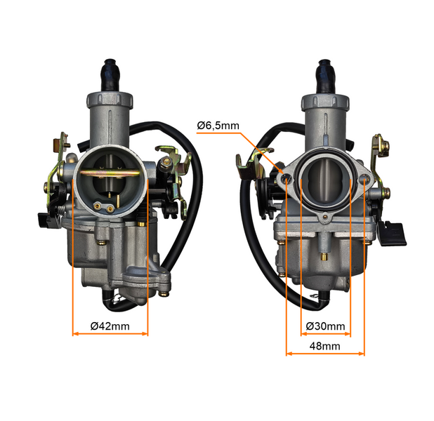 Gaźnik PZ30 ssanie na linkę quad atv 150 200 250 CG200