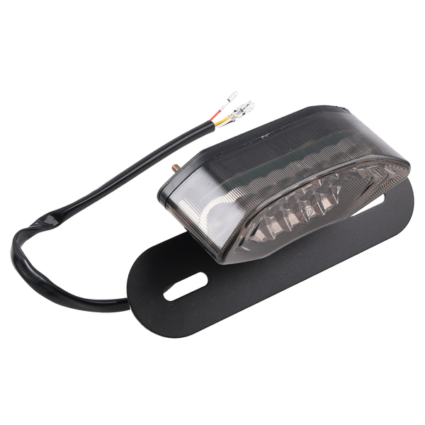 Lampa tylna uniwersalna Led dymiona + kierunkowskazy z uchwytem tablicy 