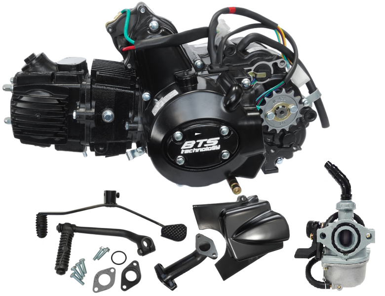 Silnik + gaźnik do motorowerów 110cc Junak Romet Barton 152FMH 4T 4-biegowy