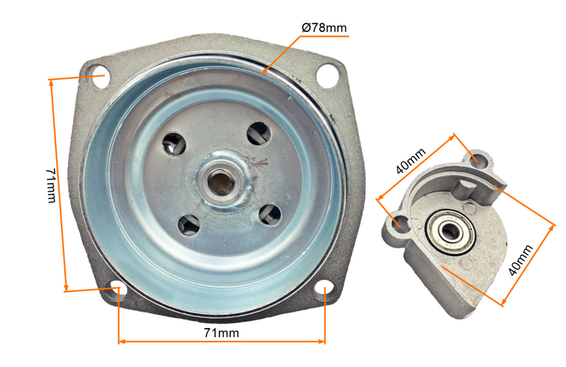 Dzwon sprzęgła 6z 25H aluminium Mini Pocket Bike ATV Cross