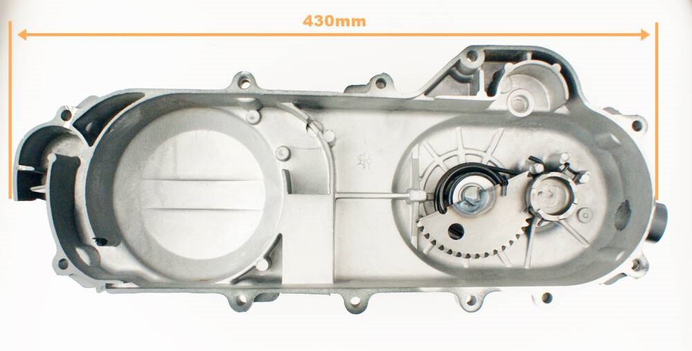 Pokrywa paska napędu 4T GY6 43cm rozruch nożny kpl