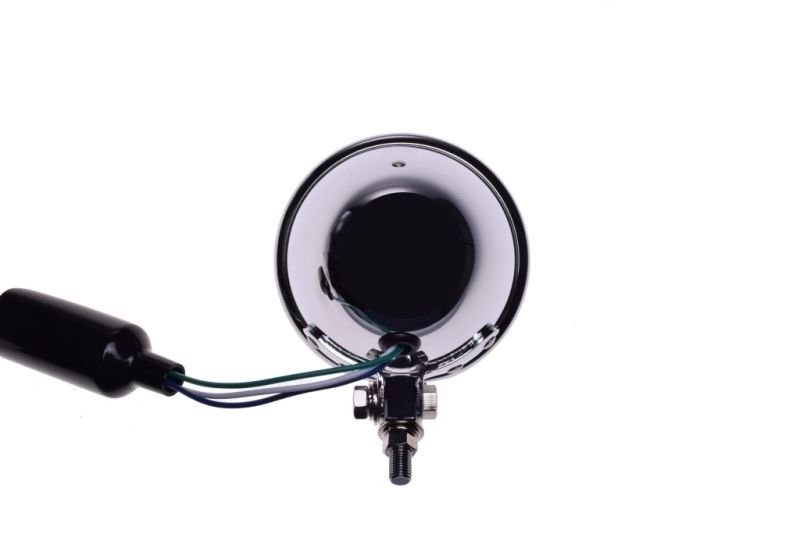 Lampa reflektor przód 4-1/2 cala h4 chrom metal