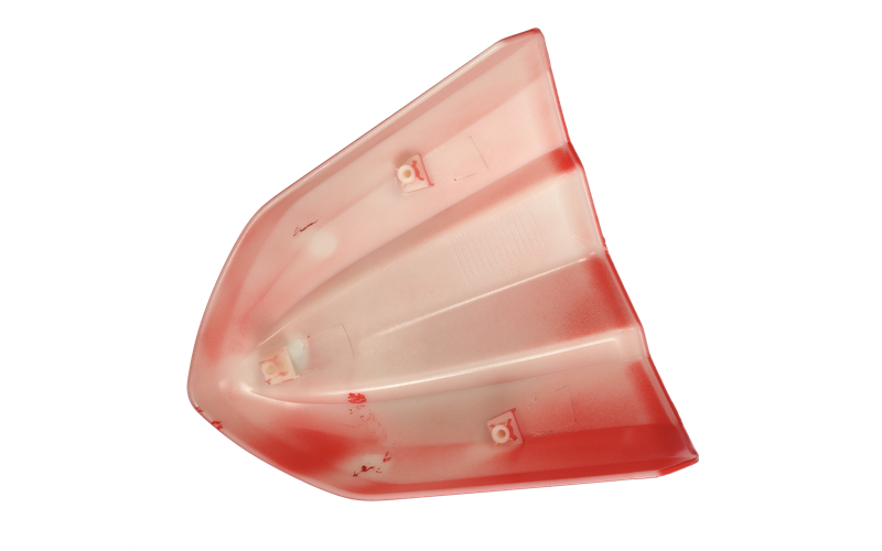 Obudowa górna reflektora (osłona licznika) czerwona do motoroweru FR 2