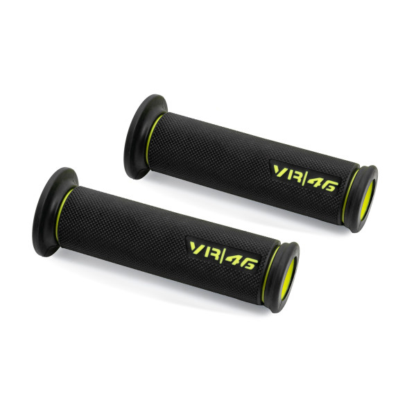 Manetki motocyklowe Barracuda VR46 czarne 120mm 22mm