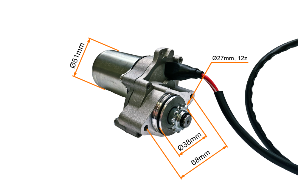 Rozrusznik elektryczny dolny 12z 139FMB quad 110 125 Router XL XM Zipp Kid