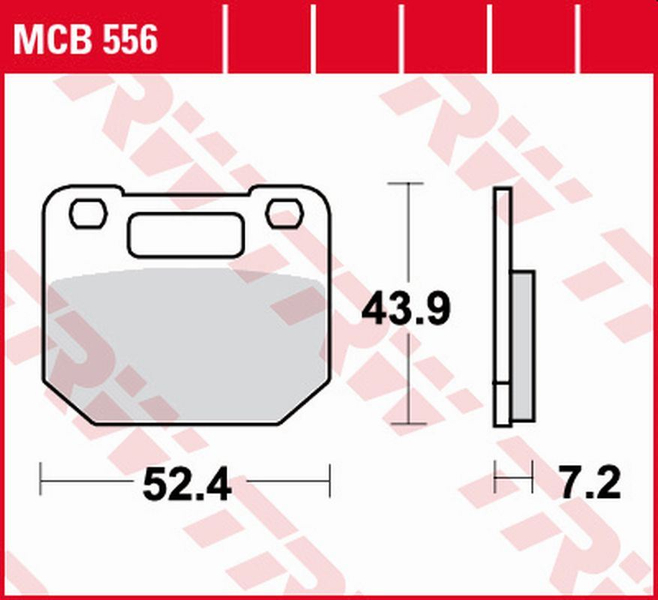 TRW klocki hamulcowe KH110 SUZUKI RG 80 125 Gamma