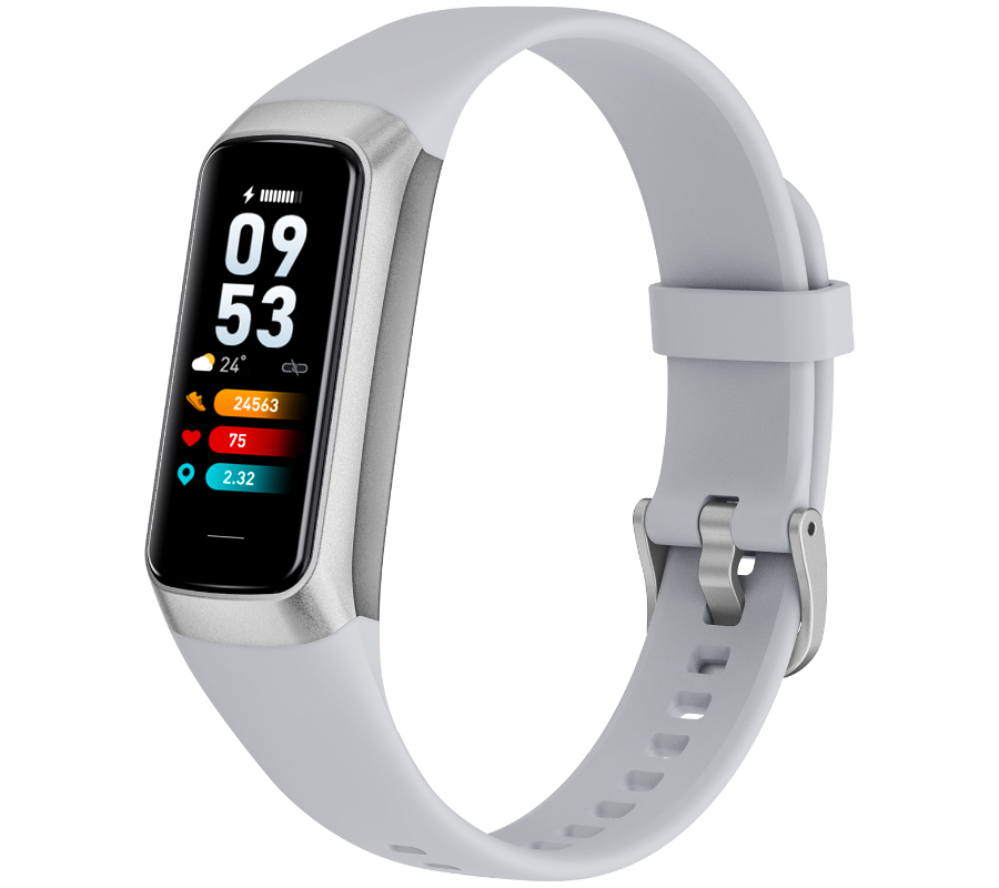 Smartwatch zegarek Rubicon szary męski damski