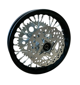 Felga tył 1.4x10 cali komplet stalowa pitbike YCF 50-A