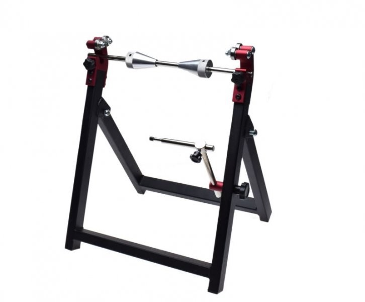 Przyrząd do centrowania kół motocyklowych centrownica