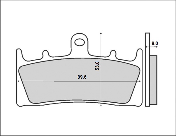 Klocki hamulcowe kh188 kawasaki vn zrx zx-6r zx-9r