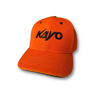Czapka z daszkiem pomarańczowa Kayo regulowany pasek oddychający materiał