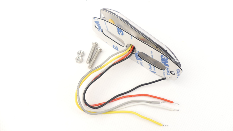 Lampa stroboskopowa 4LED SLIM 15W 12-24V R65 R10