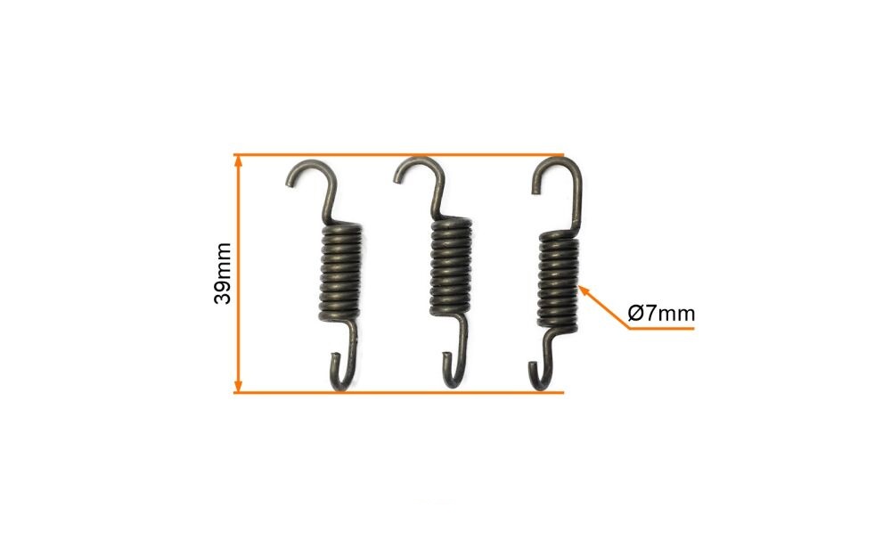 Sprężyny szczęk sprzęgła sprężynki komplet 3 sztuki Pocket Bike