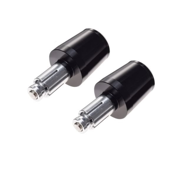 Końcówki kierownicy czarne do kierownicy 22mm (7/8 cala)