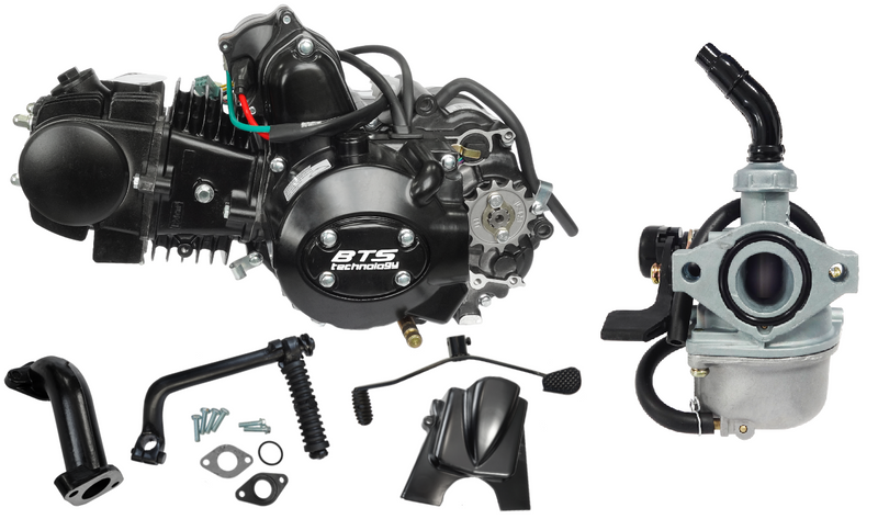 Silnik BTS 154FMI 125cc + gaźnik PZ19 Enduro Cross Junak Barton Romet Zipp
