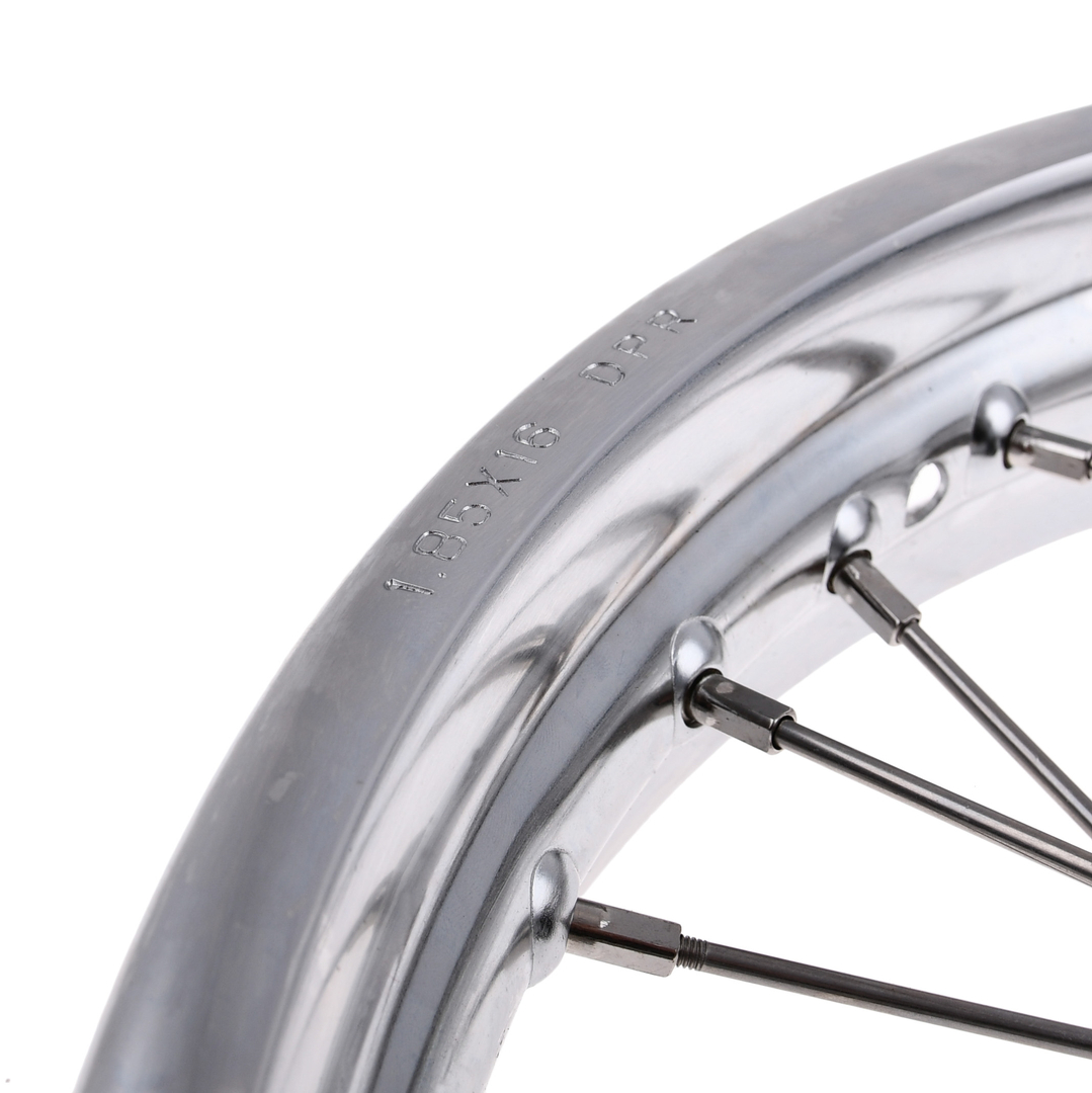 Koło jezdne 1,85x16 Simson S51 chrom inox DPR