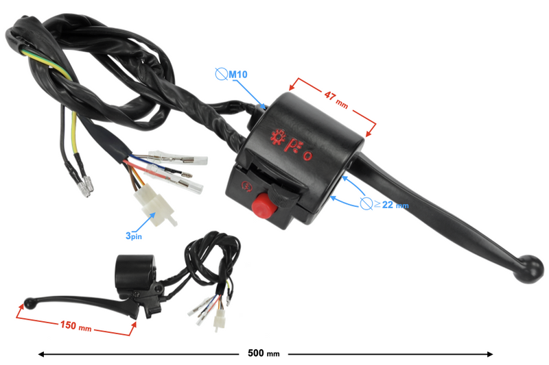 Przełącznik zespolony prawy Barton Ranger Classic