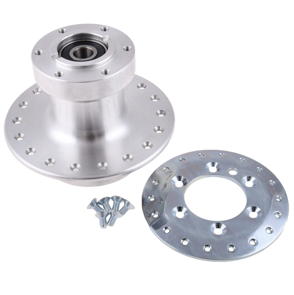 Piasta koła przód srebrna Simson DPR Performance