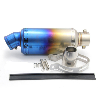 Końcówka wydechu Uni Adventure Short tęczowa kpl