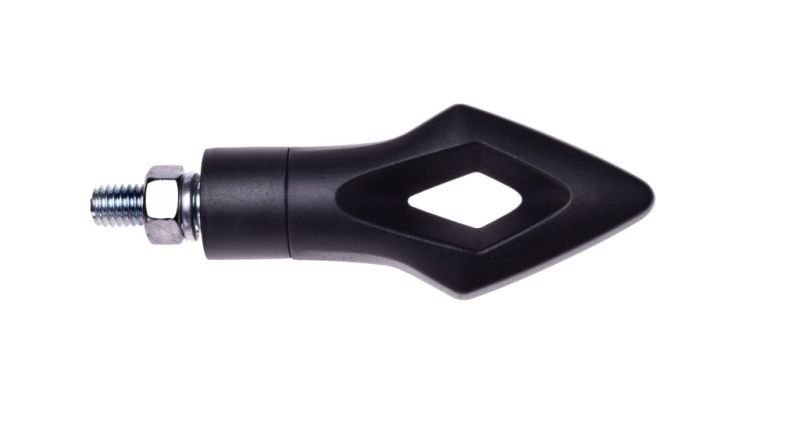 Kierunkowskaz czarny biały klosz led strzałki e8