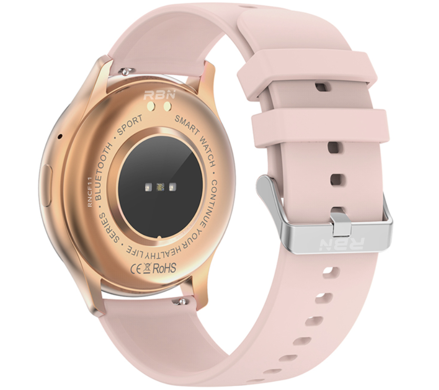 Smartwatch zegarek Rubicon damski RNCF11 różowy Bluetooth tryby sportowe 2023