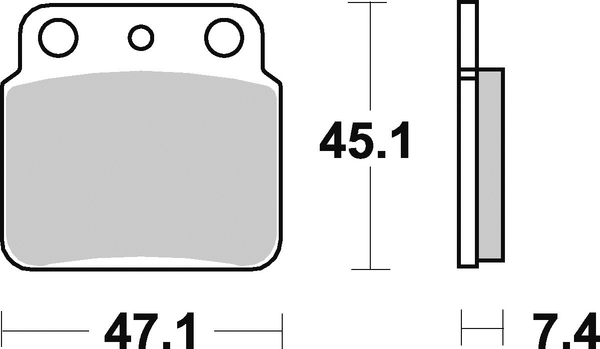 TRW klocki hamulcowe KH137 Kawasaki KFX 400 Suzuki LT 250 500 LTZ 400 450