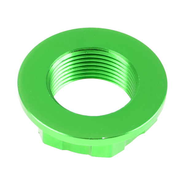 Nakrętka półki widelca M24x1,5 zielona aluminiowa DPR Performance