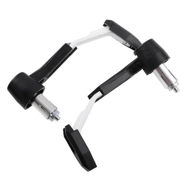 Handbary osłony dłoni kierownicy uniwersalne białe Racing Force