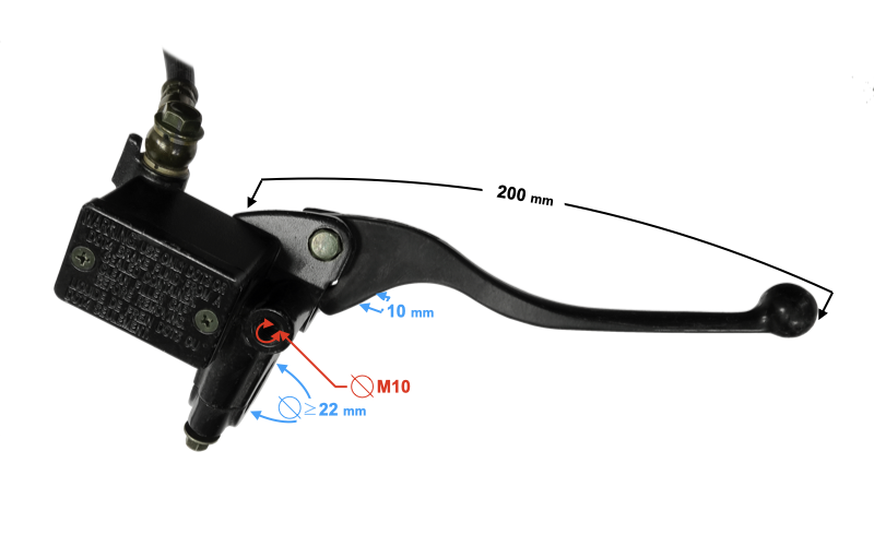 Pompa hamulca przedniego prawa Barton Fighter 2