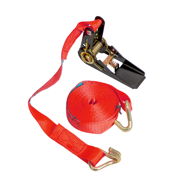 Biketec pas transportowy 25mmx5m obciążenie do 500kg czerwony