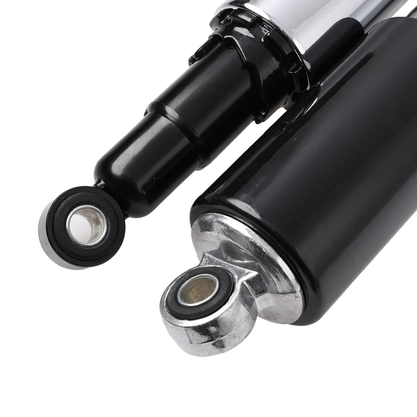 Amortyzatory tył chrom czarne z regulacją 325mm motocykl WSK Delux