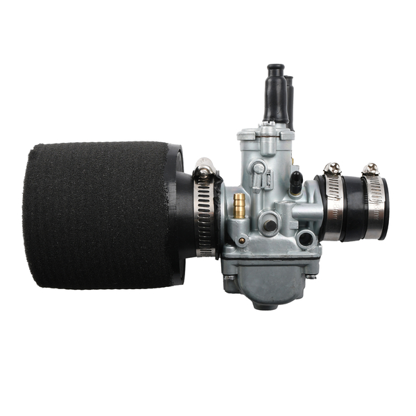 Gaźnik WSK 125 21mm + króciec + filtr powietrza gąbka ssanie ręczne Delux