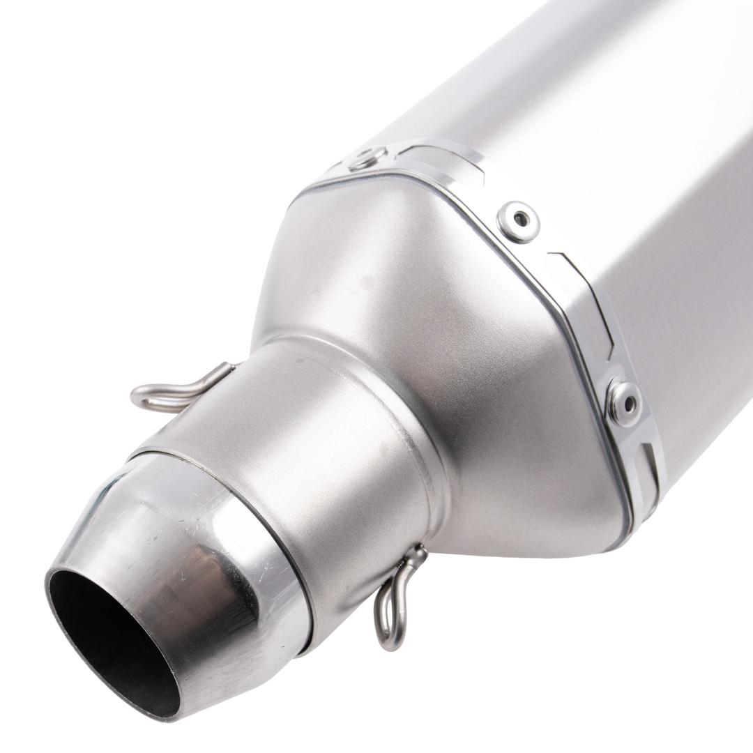 Końcówka wydechu medium Z-Type titanium czarna DB Killer adapter 35-51mm